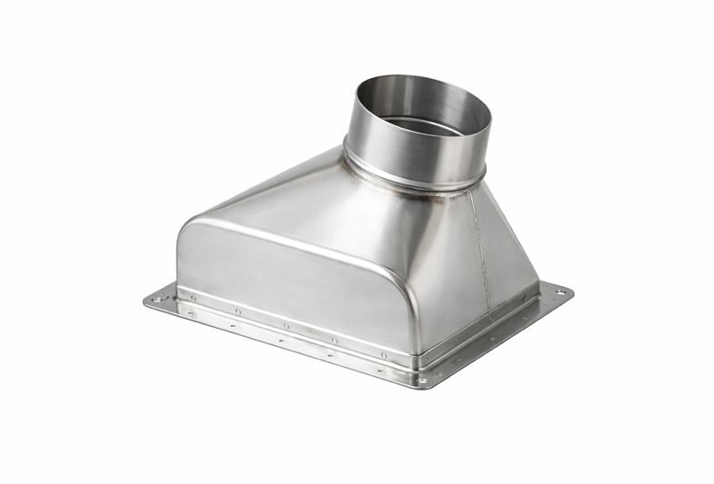 偏芯角丸ダクト